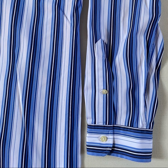 RALPH LAUREN 100% Cotton Stripe Men’s Shirt, Size XL - Picture 12 of 14